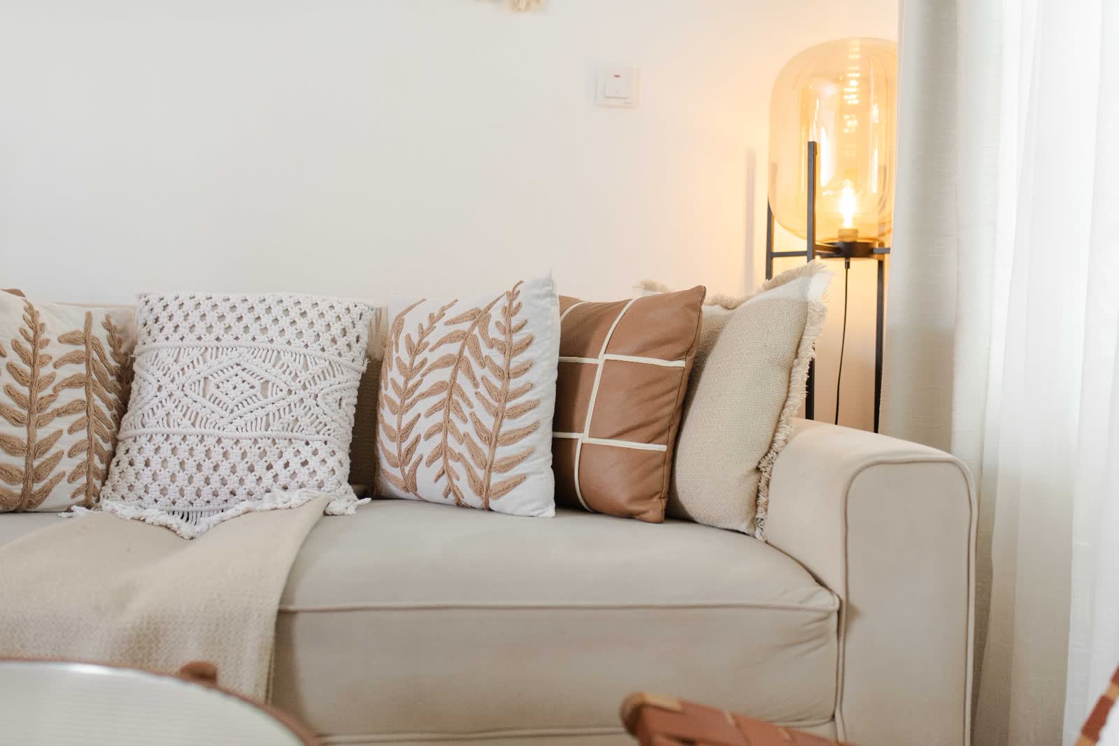 Ruby apartment lounge styling detail